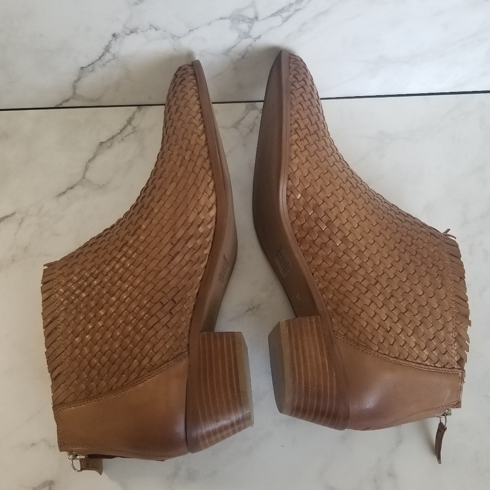 Vintage Foundry Co Delmira Bootie Ankle Boot Light Brown Size 11 - Picture 5 of 10